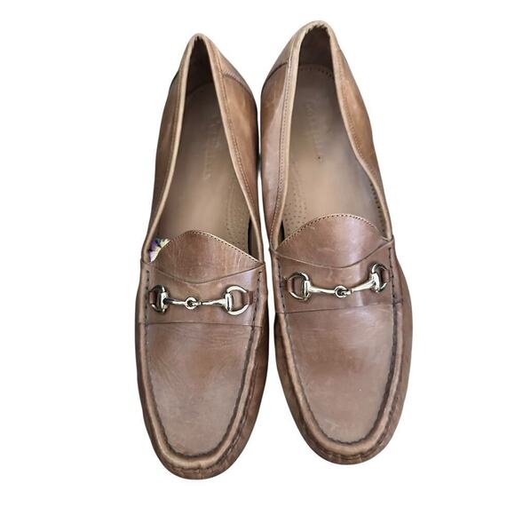 Cole Haan Men\'s Brown All Leather Horsebit Loafers Size 13M main image 5